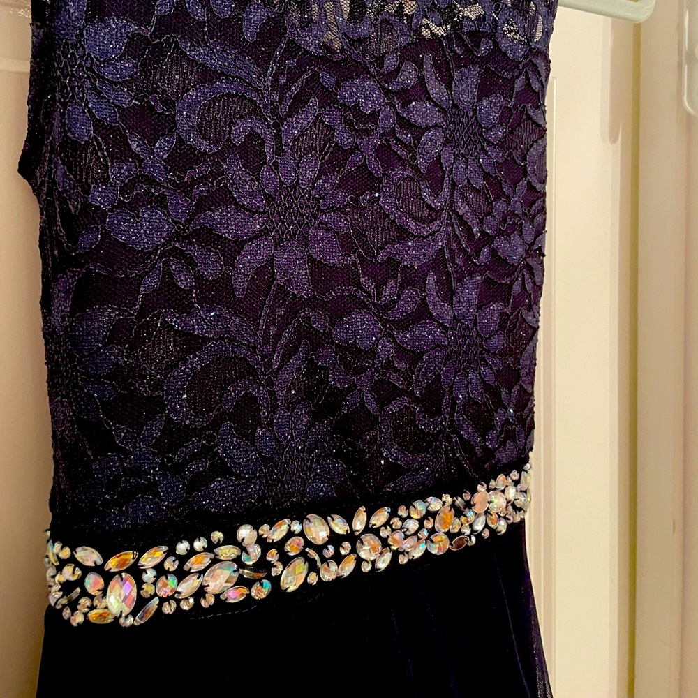 Girls Navy blue formal dress size 14